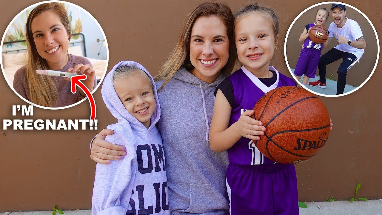OLIVIA'S FIRST BASKETBALL GAME! + PREGNANCY UPDATE!