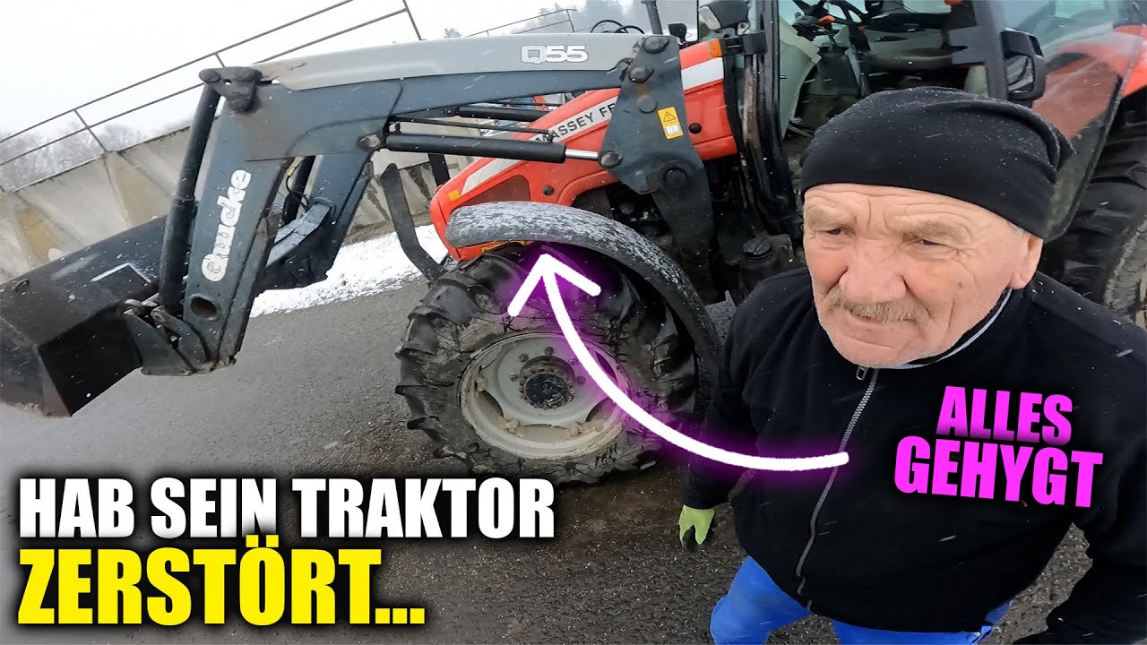 Jan bester Mann will einem Kek TRAKTORFAHREN beibringen...