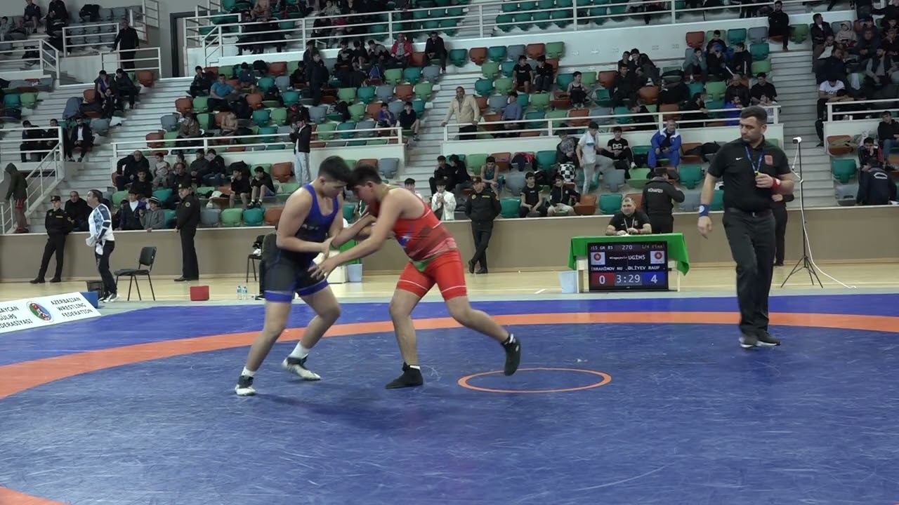 1/4 final GR - 85 kg: Nurlan İbrahimov - Rauf Əliyev