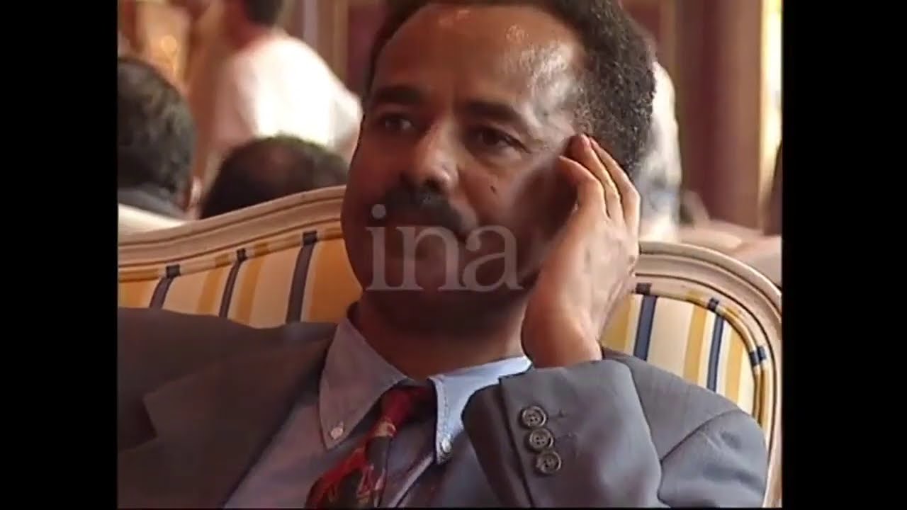 Meles Zenawi, Abdelaziz Bouteflika and Isayas Afeworki informal meeting Algiers OAU Summit July 1999