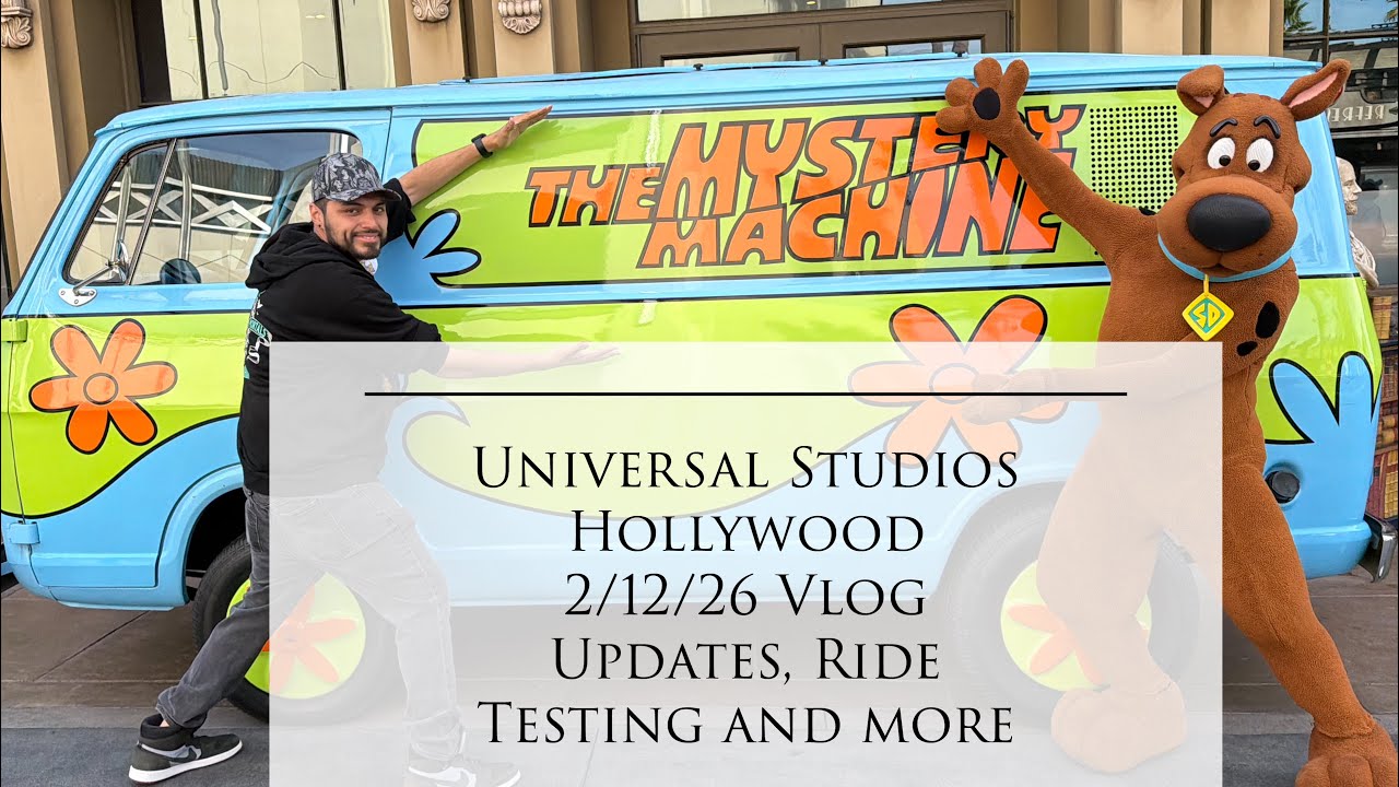 Universal Studios Hollywood Updates and Ride Testing Today !