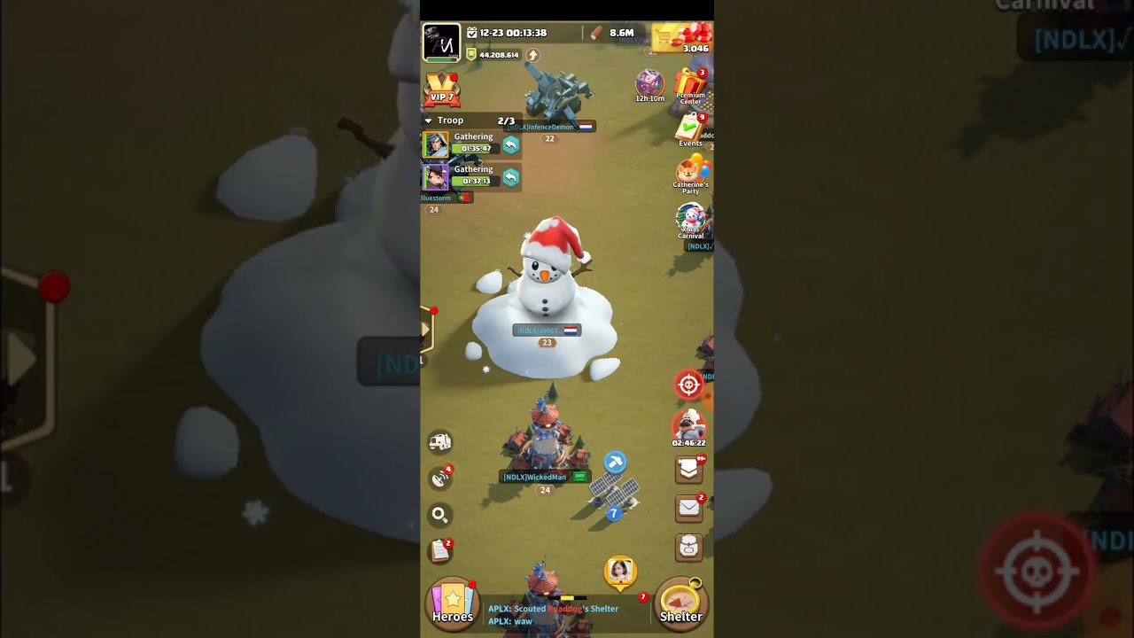 How to ..... Play Christmas Carnival Event in Dark War : Survival