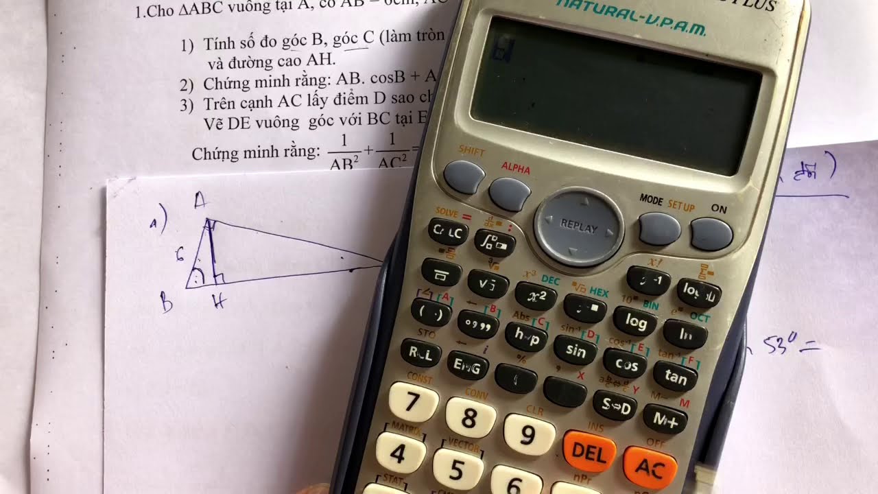 Toán 9: Ôn tập giữa học kì 1 ( 2020-2021) Hình học hay và khó