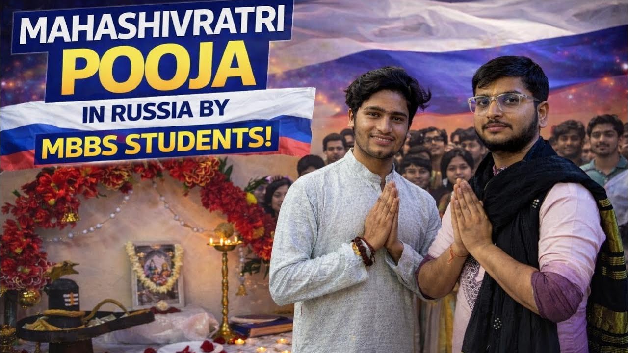 Mahashivratri in Russia 🇷🇺 || Always connected to tradition , Samara State Medical University 