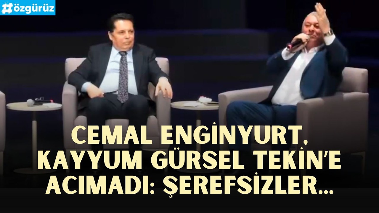 Cemal Enginyurt, kayyum G&uuml;rsel Tekin'e acımadı: Ş*erefsizler, h*aysiyetsizler...