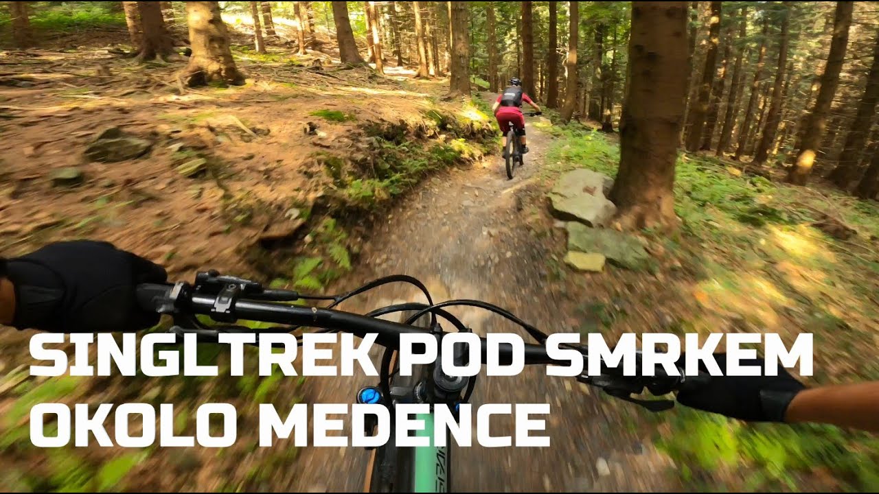 Singltrek pod Smrkem - Okolo Medence (czarna)