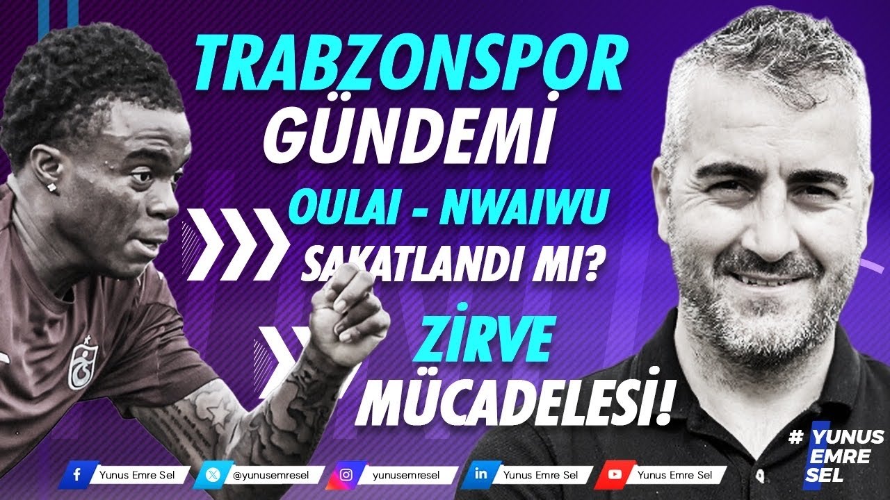 Trabzonspor gündemi - Oulai - Nwaiwu sakatlandı mı? - Zirve mücadelesi!