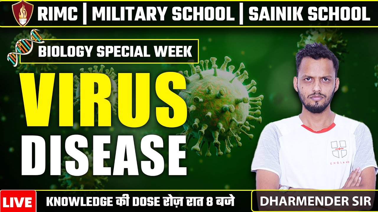 Virus Disease | Sainik School Classes | RIMC Online Classes | Best Military School Classes