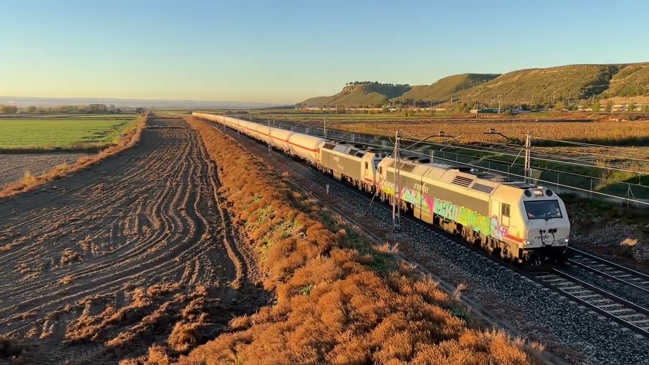 Recopilación de trenes entre Madrid y Alcázar de San Juan. Línea 300 Madrid - Valencia.