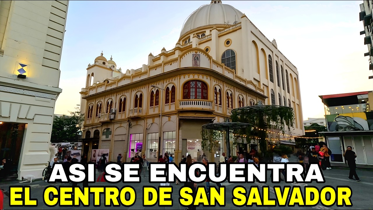 ASI SE ENCONTRABA DE LLENO EL CENTRO DE SAN SALVADOR en 14 de febrero. #elsalvador