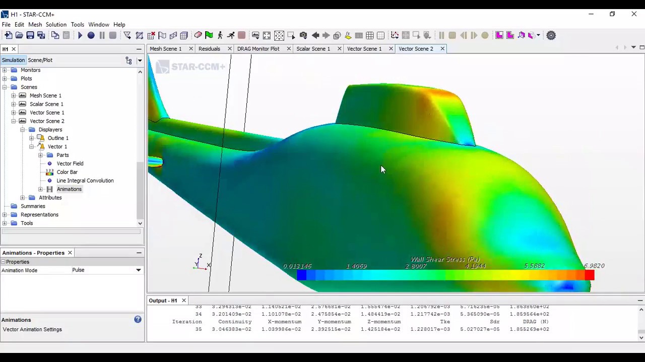 STAR CCM+ Helicopter Fuselage Aerodynamics
