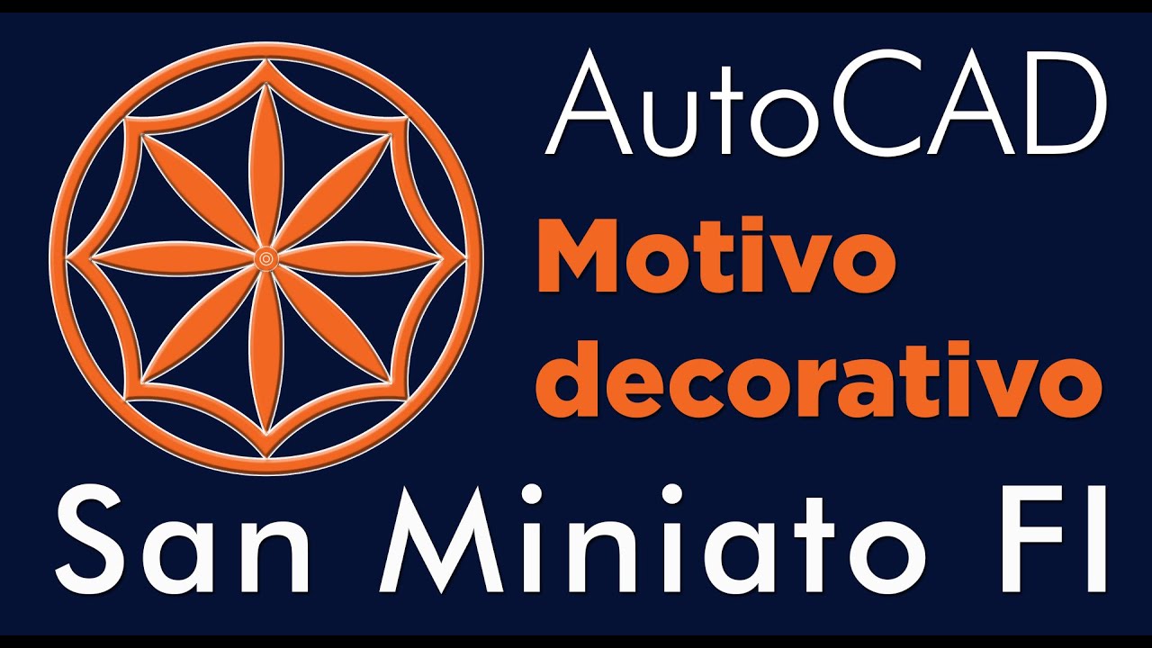 Motivo decorativo - Abbazia di San Miniato al Monte FI - AutoCAD