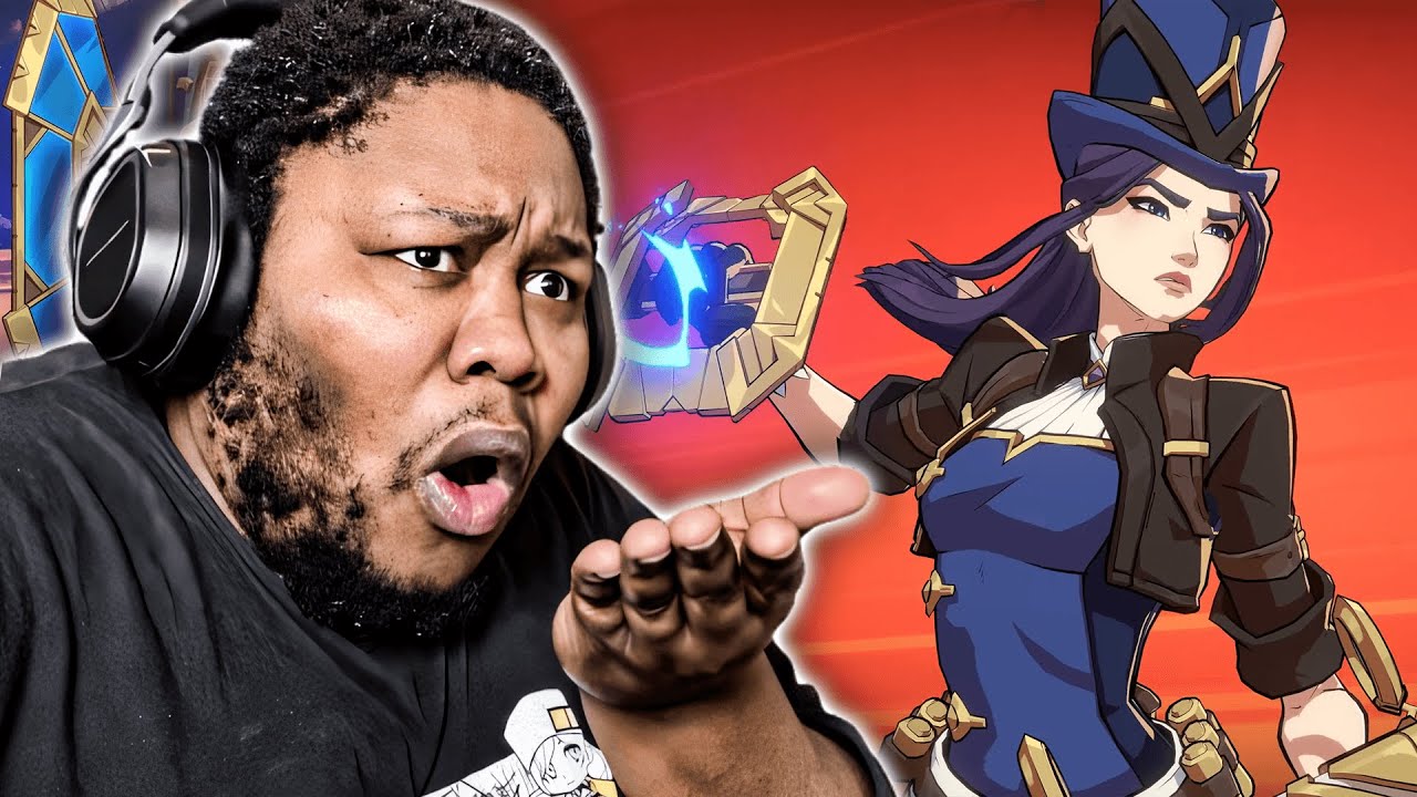 SHE HAS AEGIS REFLECTOR?! 2XKO Caitlyn Reveal REACTION