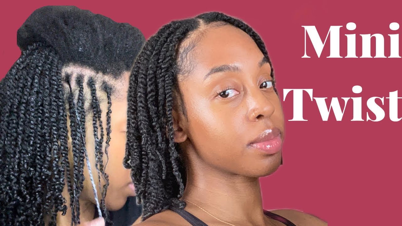 Mini Twist Tutorial on Wet Natural Hair| Protective Style #naturalhair