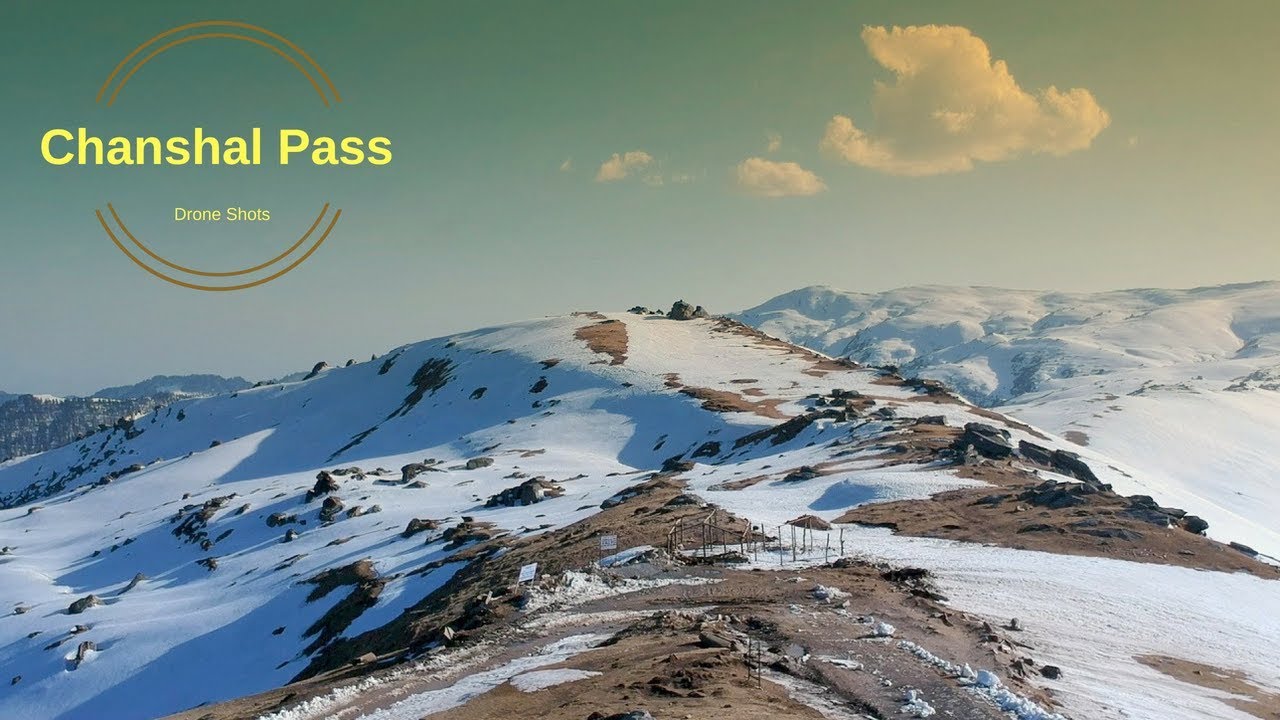 Chanshal Pass In Snow: Drone Video