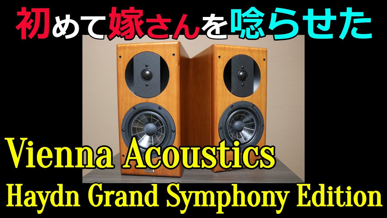 【自己所有の最高音質】Vienna Acoustics Haydn Grand Symphony Edition/YAMAHA A-S2200/Luxman D-08u