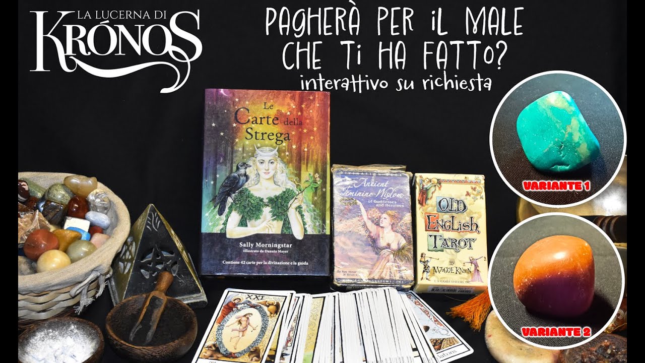 Pagherà per il male che mi ha fatto? Interattivo SU RICHIESTA #tarocchiinterattivi