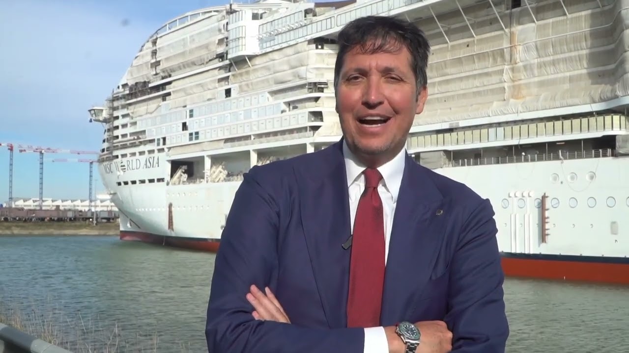 MSC World Asia - Timelapse costruzione fino al float out