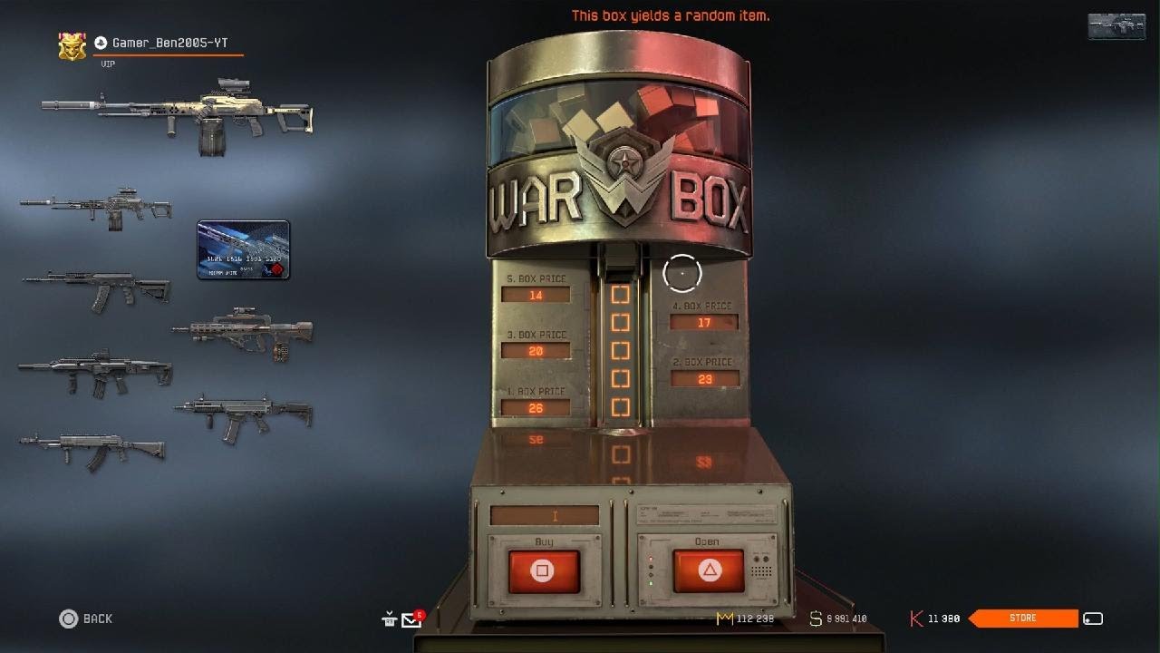 Warface Consoles Shop + PKM Zenit Box Opening [28. September 2023] | PS/XB/NS