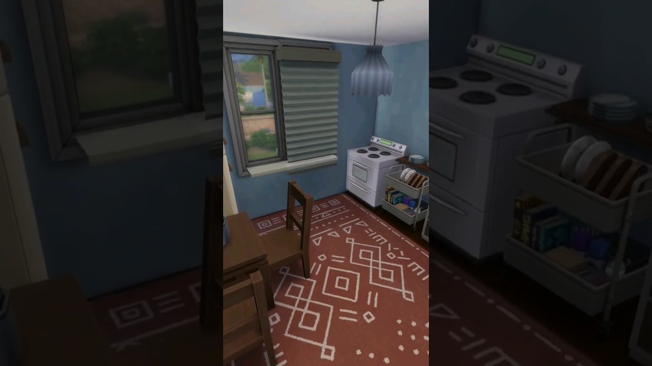 Заселяю хрущевку в the Sims 4. Продолжение на канале #shorts #forrent #sims4