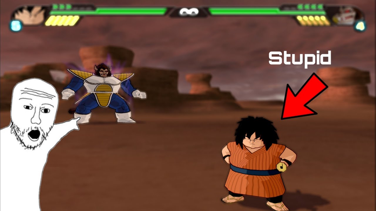 #2 CHALLENGE - Yajirobe Vs Vegeta Ozaru (Enhanced Red Potara) | DBZ BUDOKAI TENKAICHI 3 