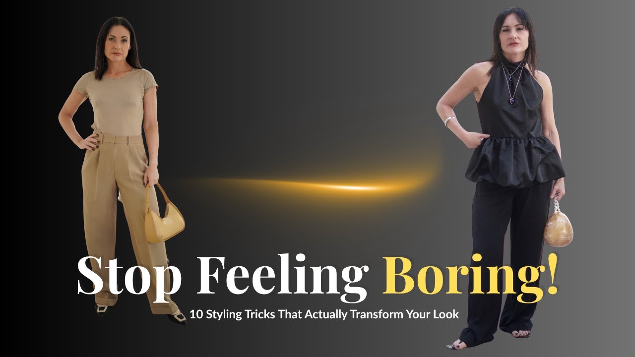 “50+? Stop Feeling Boring — 10 Styling Tricks That Actually Transform Your Look