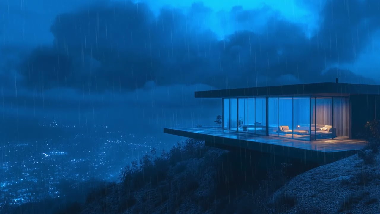 it’s late and the rain feels personal.