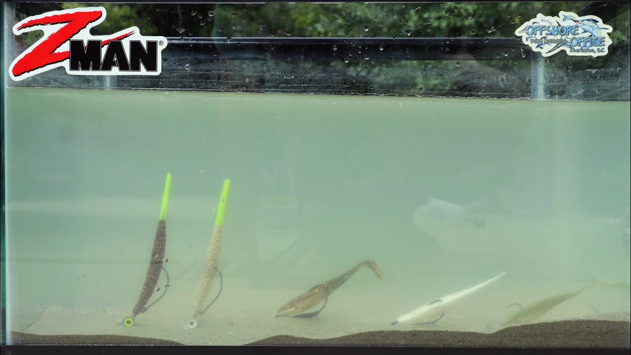 Top 3 Zman Baits and Hooks for Charleston, SC Redfish, Trout & Flounder