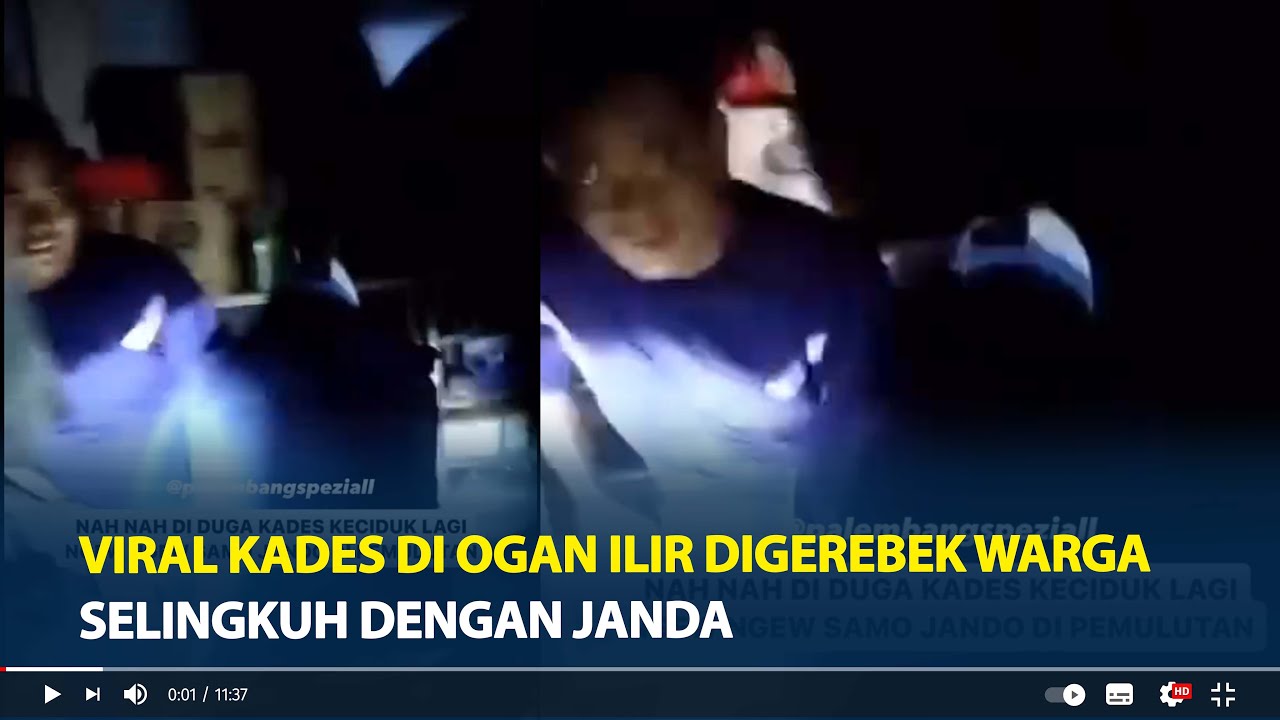 Viral Kades di Ogan Ilir Digerebek Warga dan Polisi Selingkuh Dengan Janda, Dibawa ke Polsek