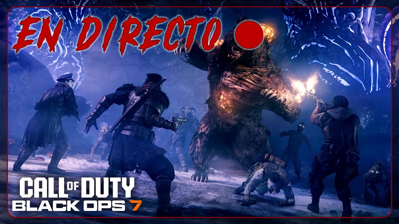 🔴 Sacando camuflajes en BO7: Zombis un ratillo