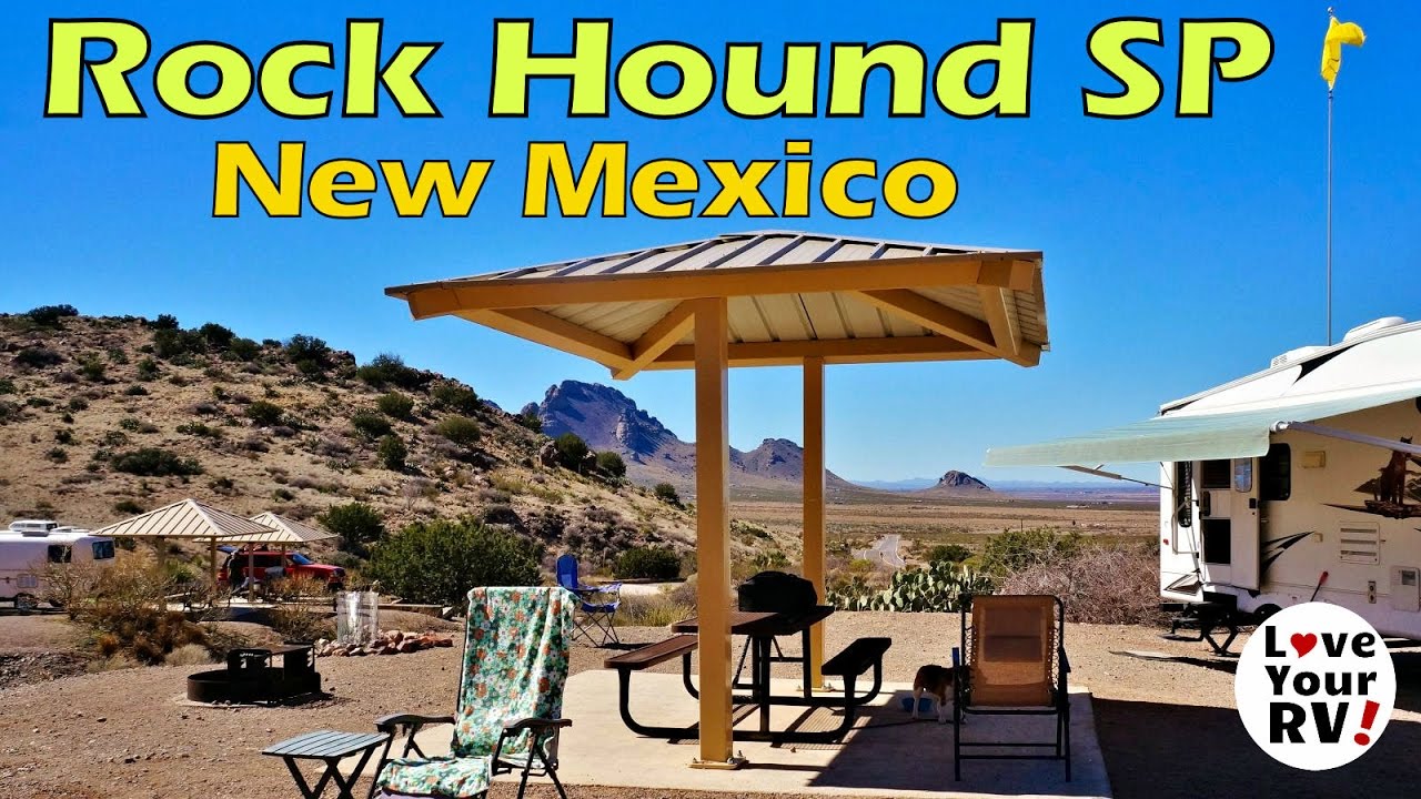 Camping at Rock Hound State Park, New Mexico