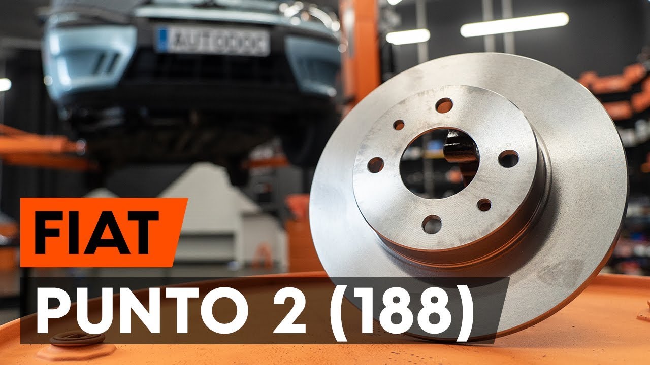 Kako zamenjati sprednji zavorni diski na FIAT PUNTO 2 (188) [VODIČ AUTODOC]