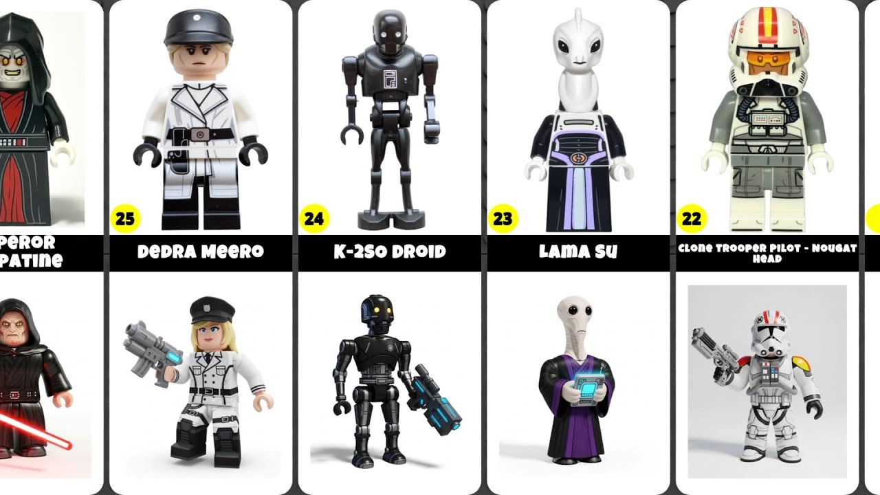 Roblox STEALS ALL Lego Star Wars 2025 Characters! | Comparison