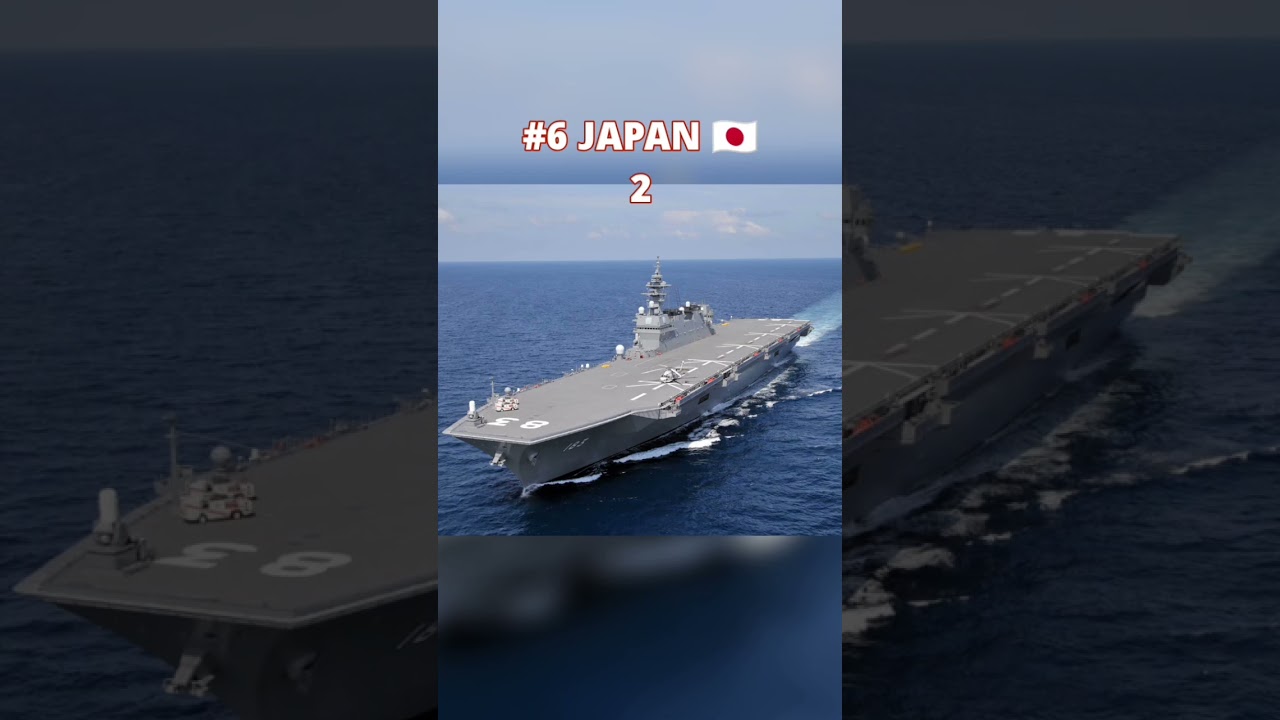 TOP 10 COUNTRIES WITH THE MOST AIRCRAFT CARRIERS AS OF 2023#military #navy