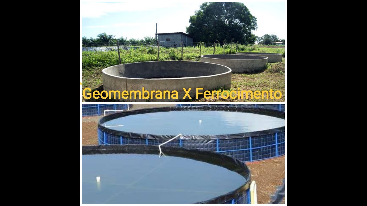 Geomembrana ou Ferrocimento. Vídceo 348