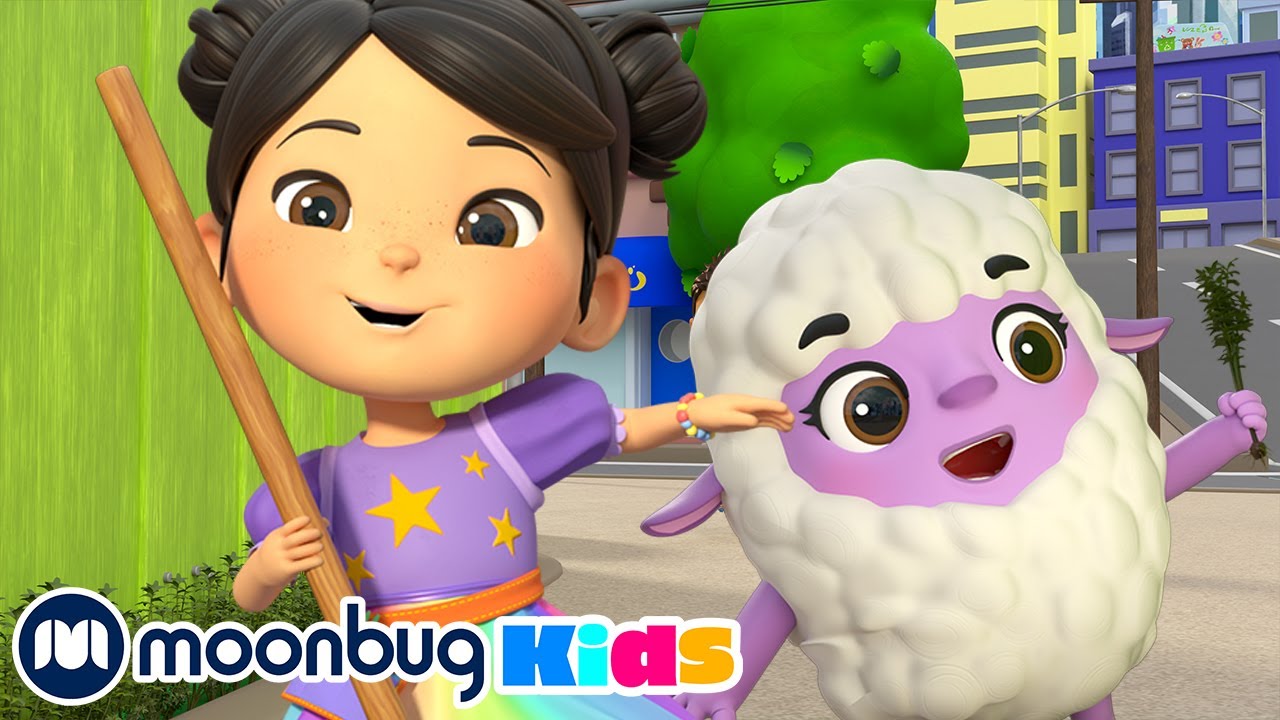 The Teamwork Song | LELLOBEE 🥕 | Old MacDonald's Farm | MOONBUG KIDS | Animal Cartoons for Kids