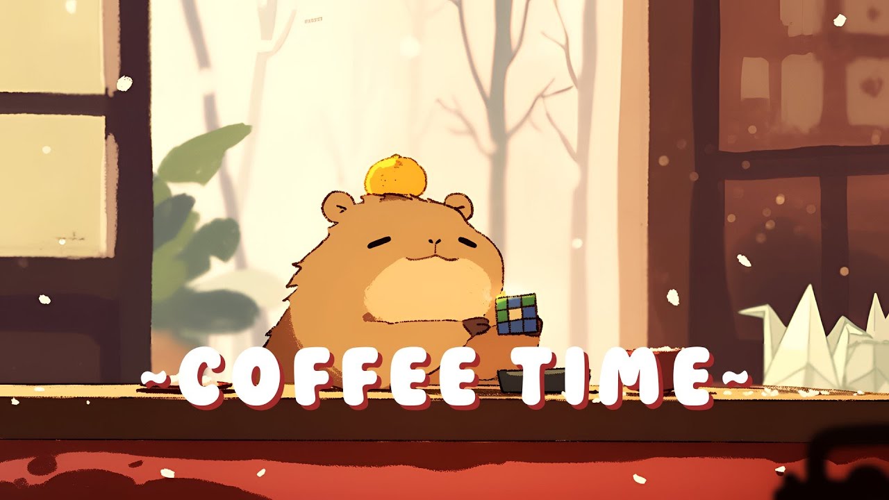 Capybara Music Channel - Chill Study Music Mix ~ Zen Moments ~ 🦫 🎮 ☕