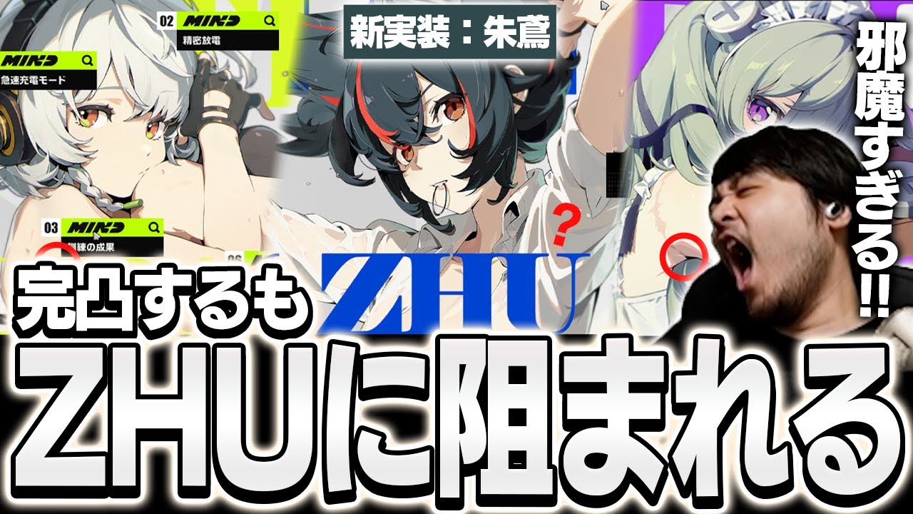 朱鳶を完凸しワクワクで見に行こうとするもZHUによって阻まれるk4sen【ゼンレスゾーンゼロ】