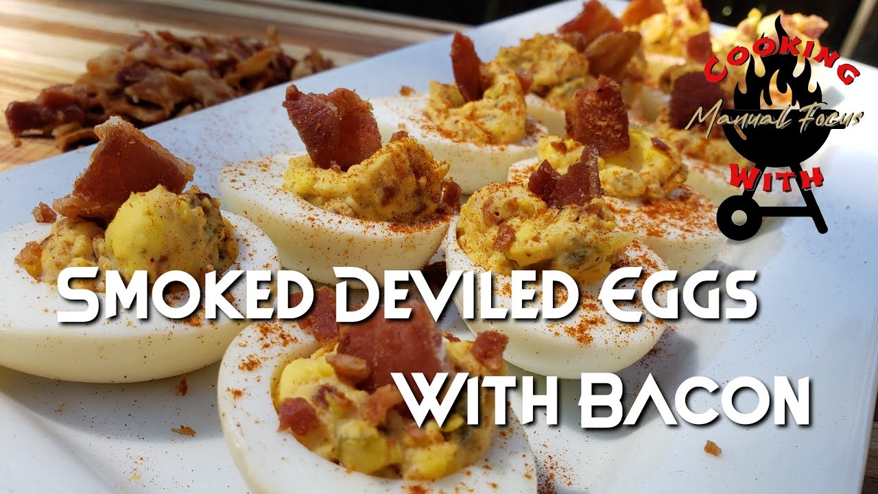 Smoked Deviled Eggs With Bacon | Pit Boss Lexington 540