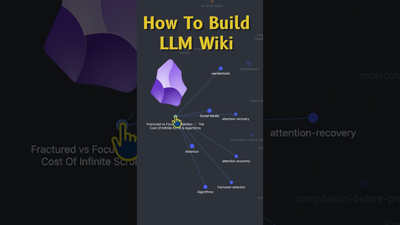 Информация ➡️ Знания: Как создать вики-страницу для программы LLM в Obsidian 🧠 #obsidian #ai #age...