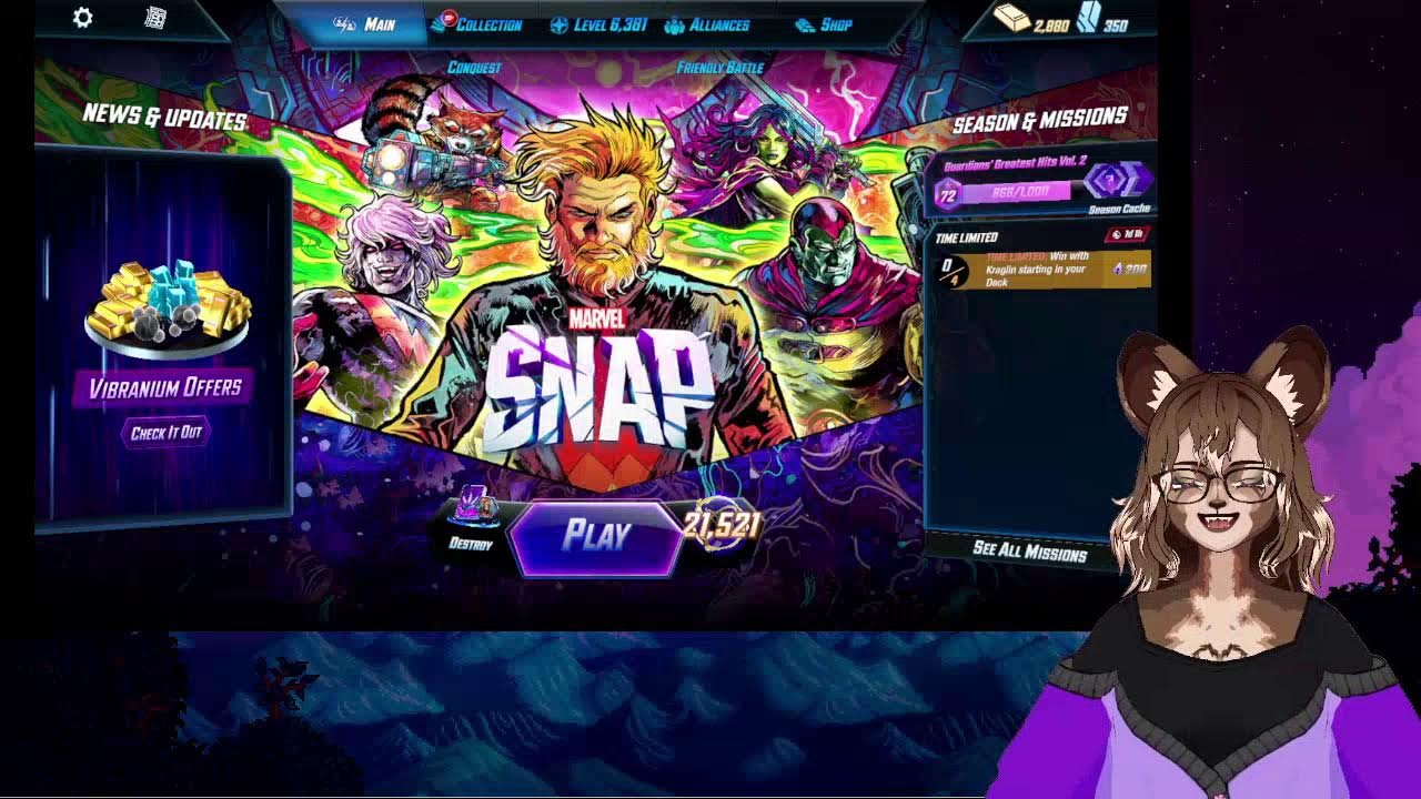 We're back!  Playing Snap