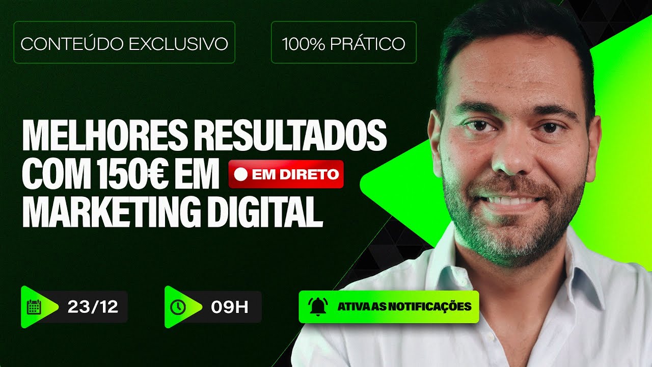 🔴 MELHORES RESULTADOS COM 150&euro; EM MARKETING DIGITAL | Estrat&eacute;gia Low Cost
