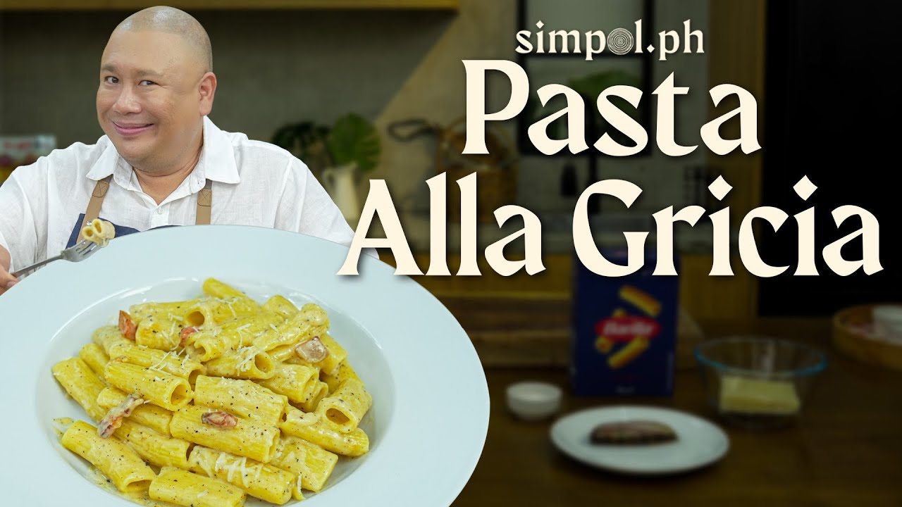 Паста алла Грисия с Ригатони | Классическая римская паста с гуанчиале | Шеф Татунг х Барилла