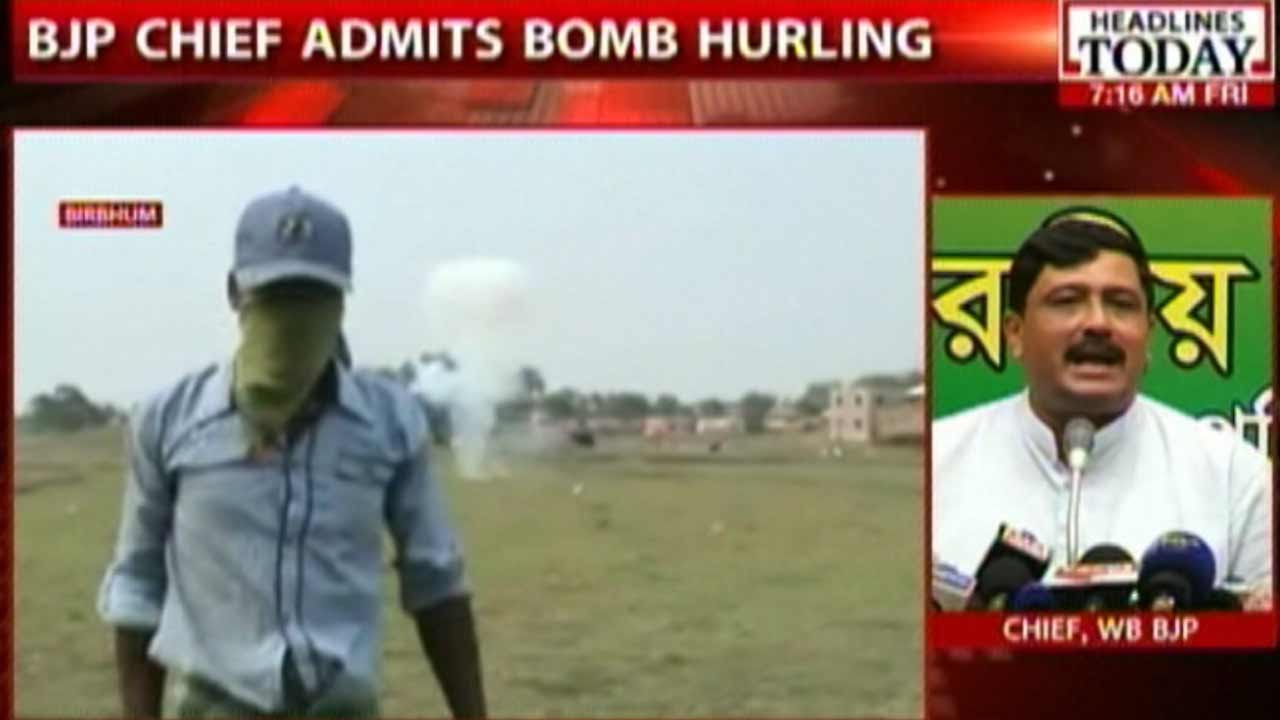 BJP Workers Taking Up Arms To Fight TMC Goons In West Bengal