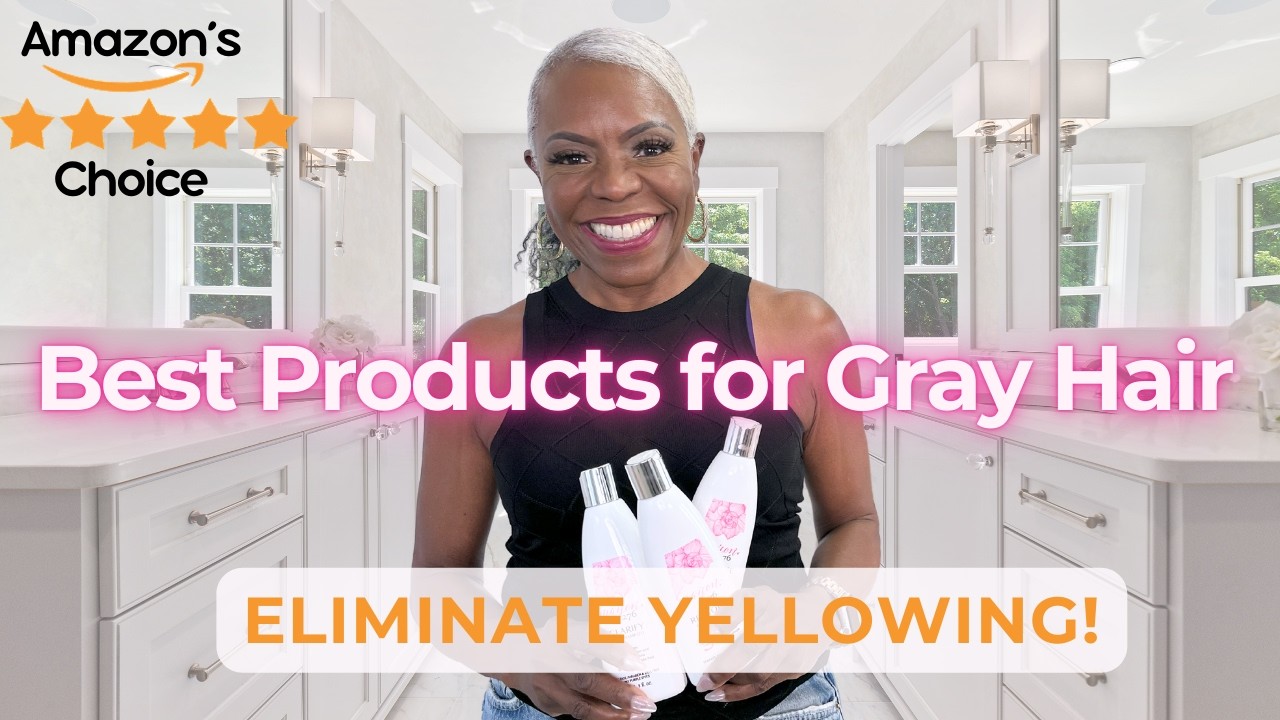 What's REALLY Causing Your Gray Hair to Turn Yellow | Remove Yellow from Gray Hair | Angel Cornelius