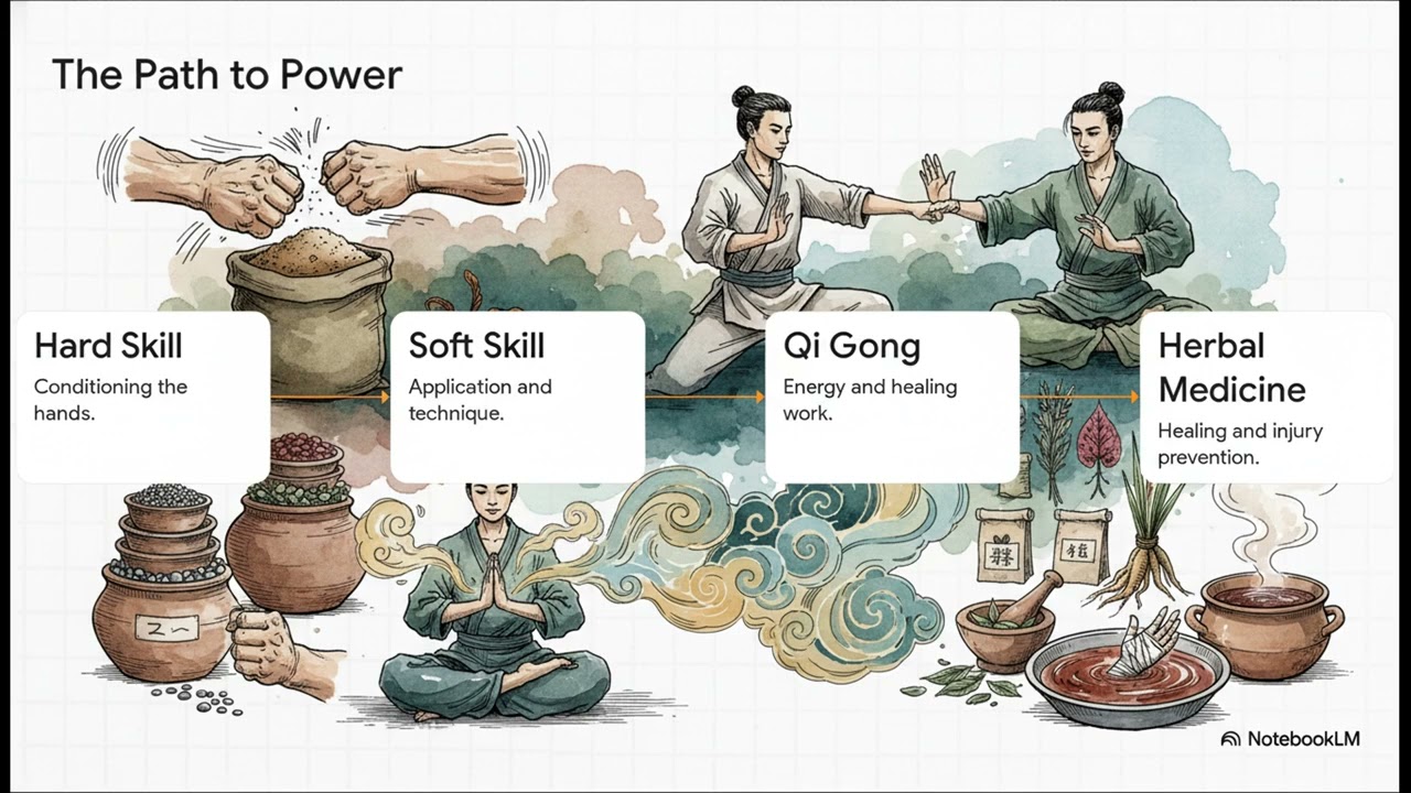 Yuan Chu Tsai's Manual Iron Sand Palm Power (鐵砂掌功)