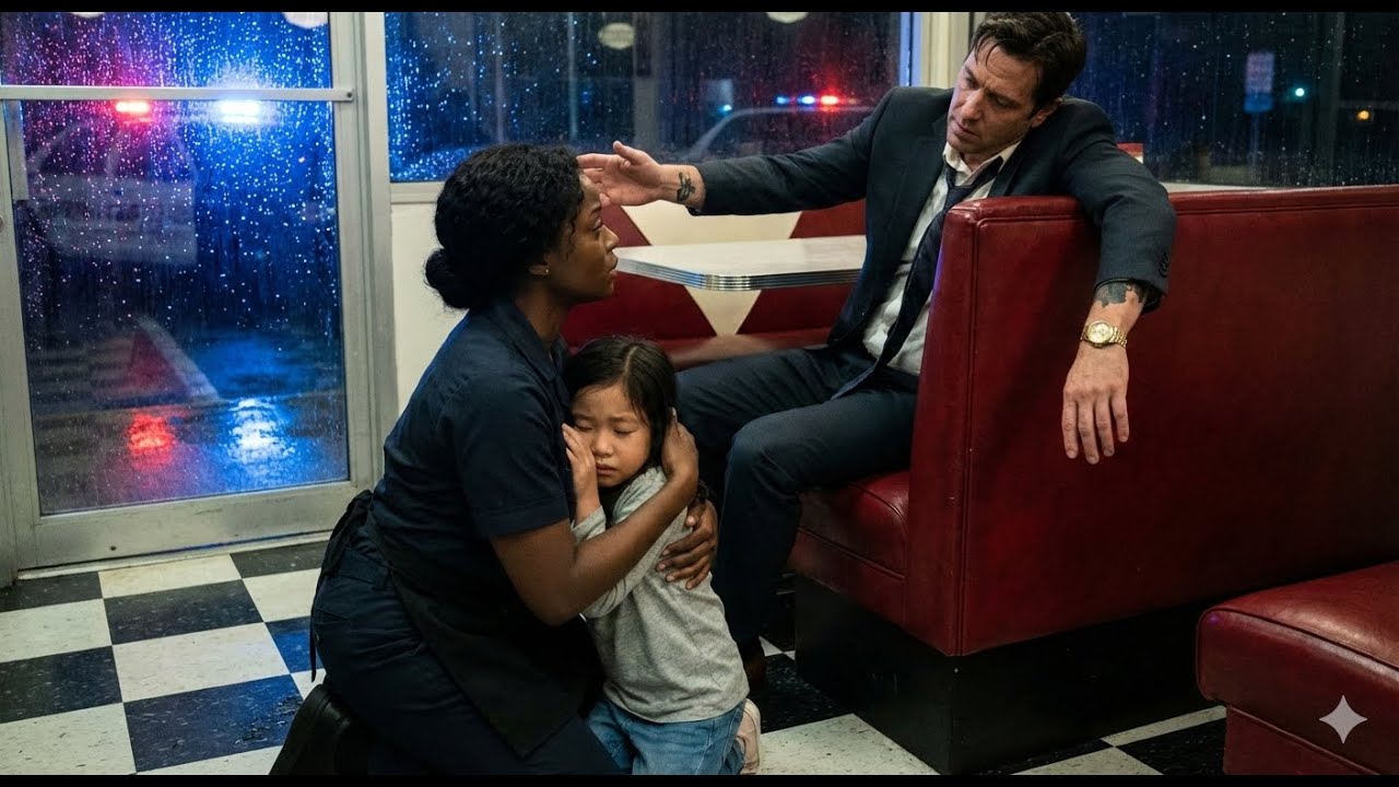 Black Waitress Saved a Dying Man and His little girl —She Had No Idea He Was the Korean Mafia Boss