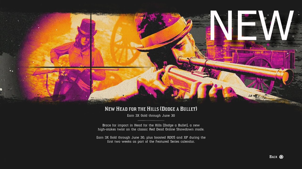 New Content Added To Red Dead Online (Dodge A Bullet Showdown)
