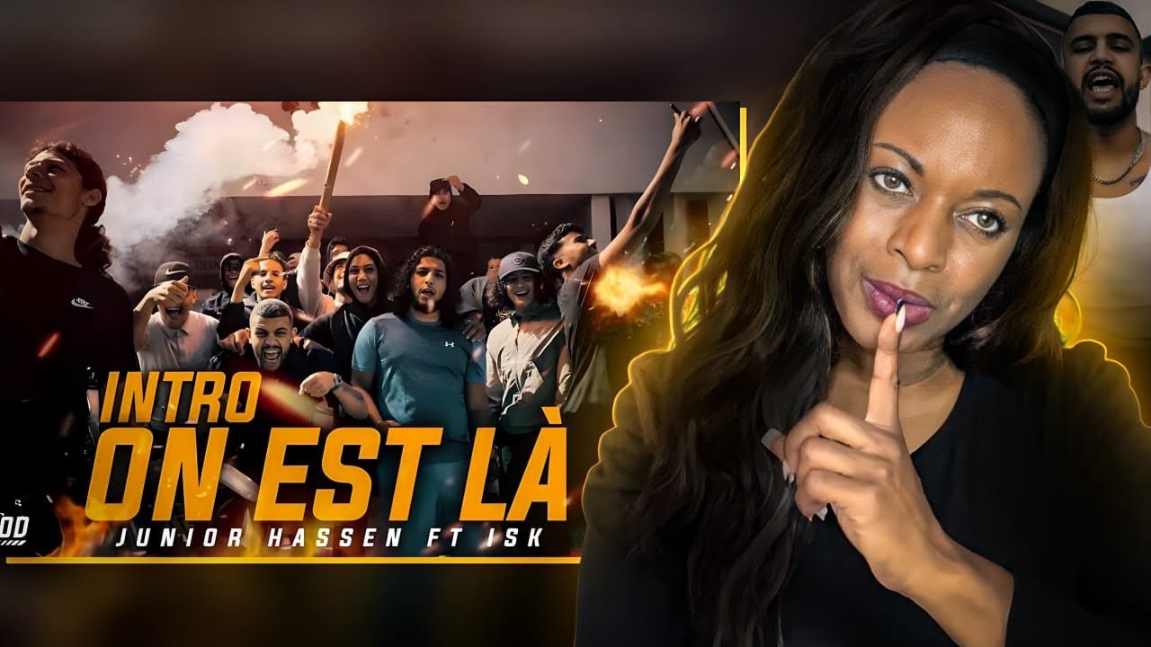 Junior Hassen ft. @ISKOfficiel - On est  là(Official Vidéo ) [INTRO] Réaction 🇹🇳🇬🇧😍