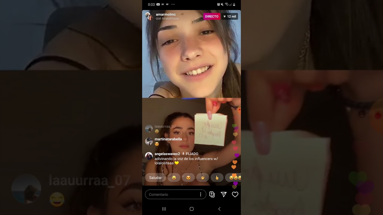 Directo de Lolalolita y Ángela de preguntas❤💭